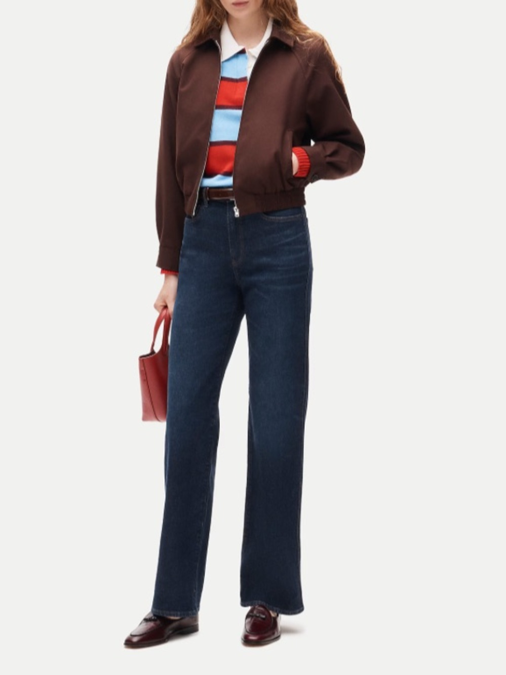 J crew miles wash Full-length slim-wide jean